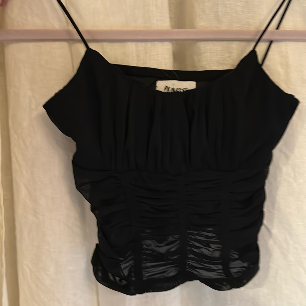 Like new Lacey black princess Polly crop top